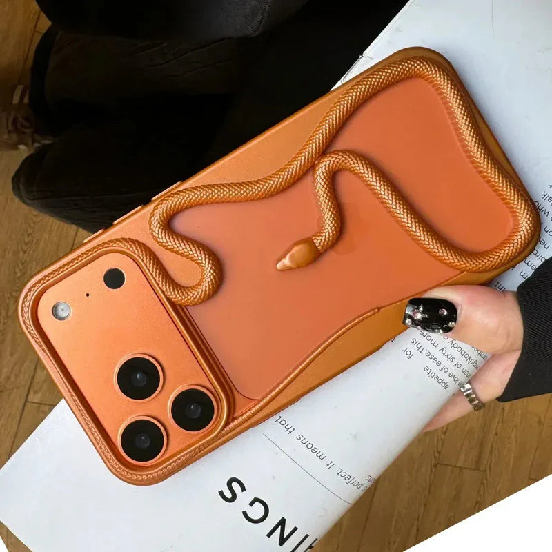 Electroplated Snake Case For iPhone  🐍 (NEW)
