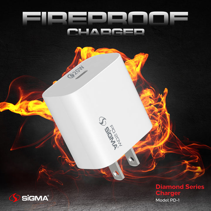 SIGMA NEO POWER PD1 (20W) DIAMOND SERIES CHARGER Iphone series
