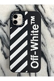 Iphone 14 Pro Max M&M's ,Astronaut Space,Off-White Style Stripe Phone Case