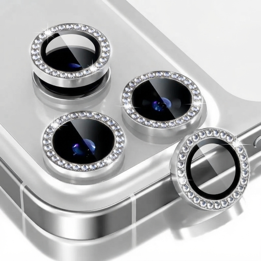 Diamond Camera Lens Protector for iPhone 17 Pro Max