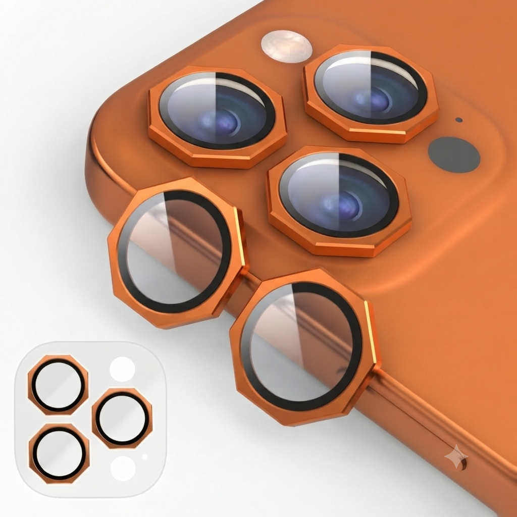 Octagon Camera Lens Protector For iphone