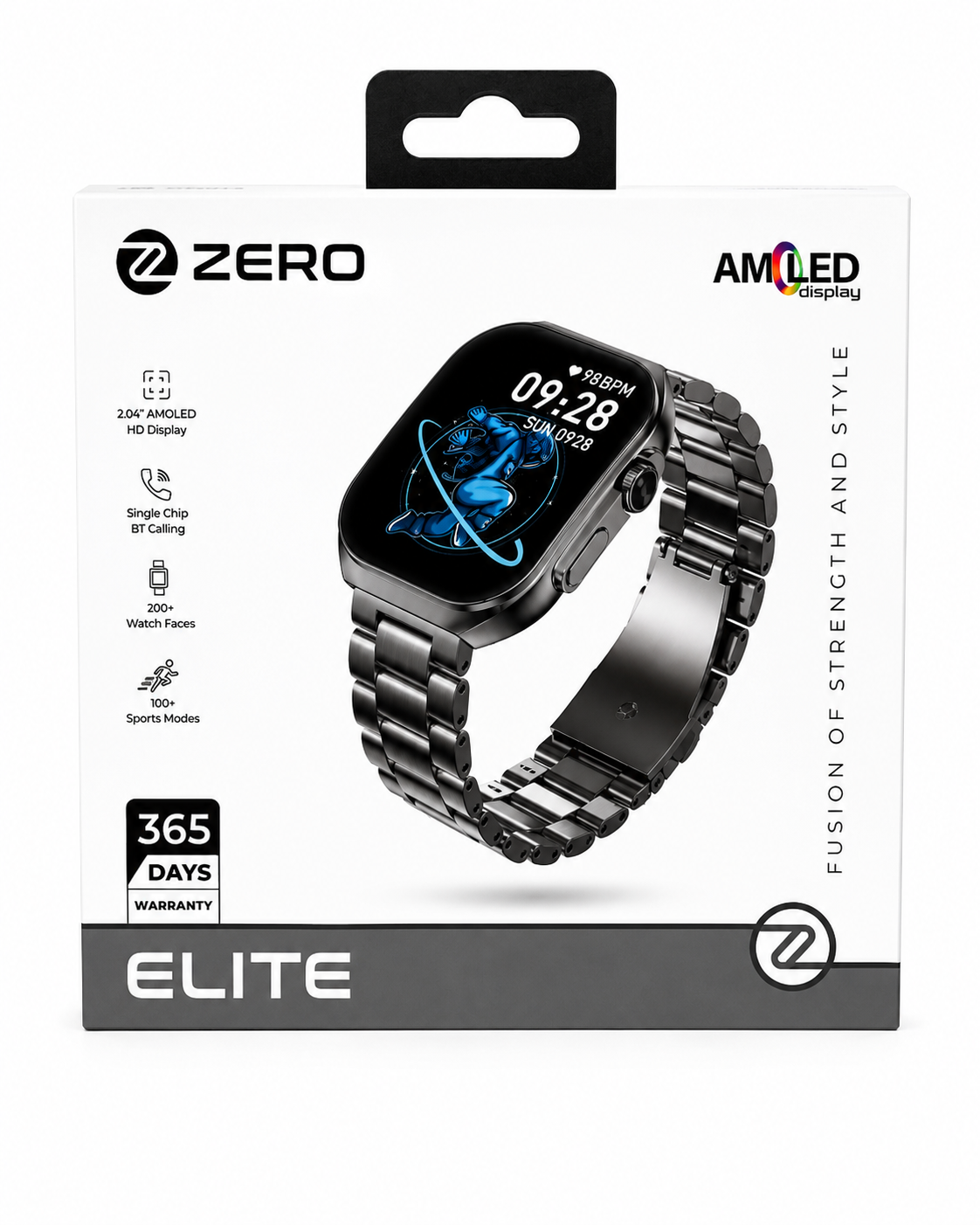 Zero Elite Smartwatch – AMOLED Display, Health Tracking & IP68 Waterproof