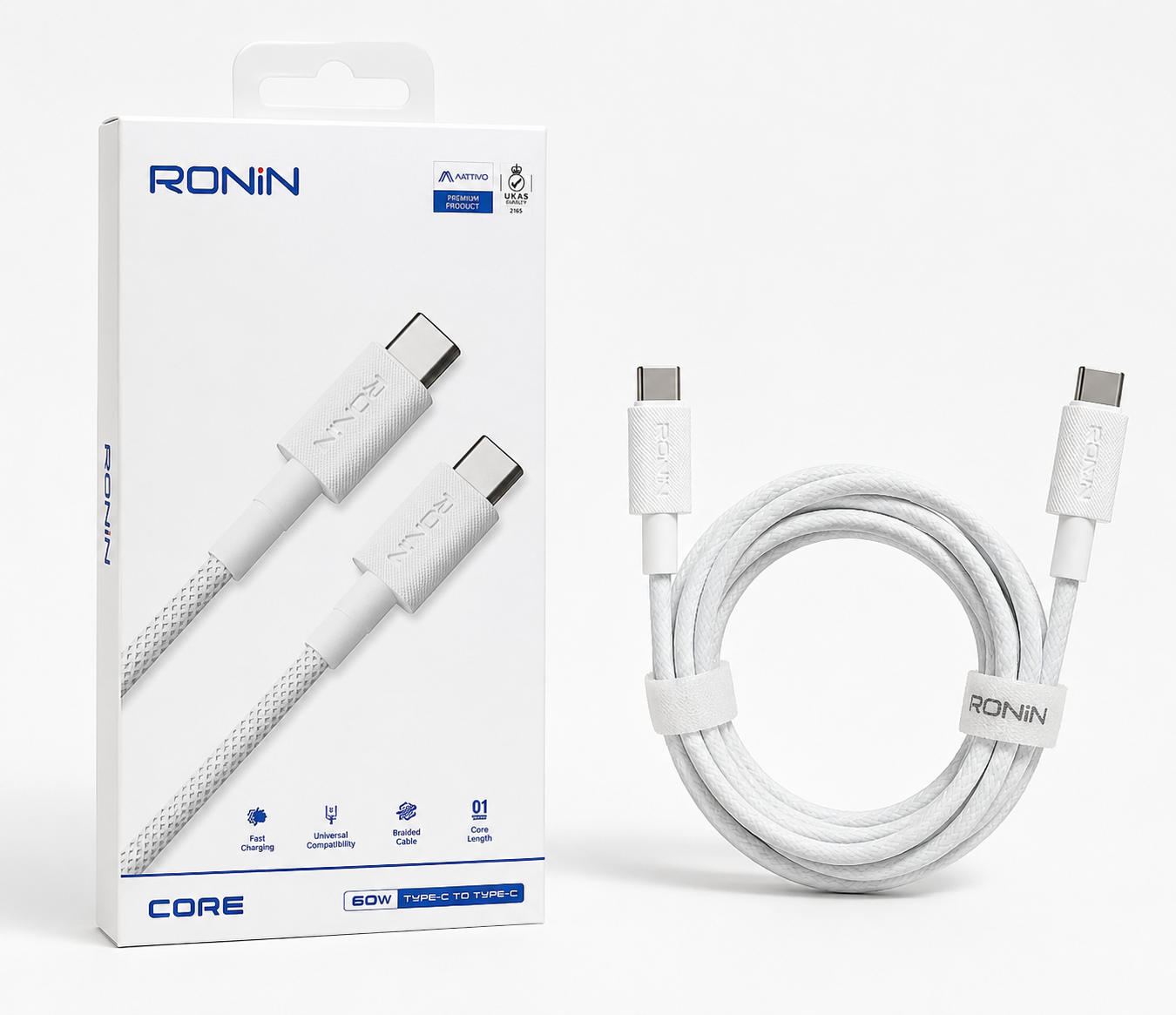 RONIN LYNIX Type-C to iOS/Type-C To C Fast Charging Cable