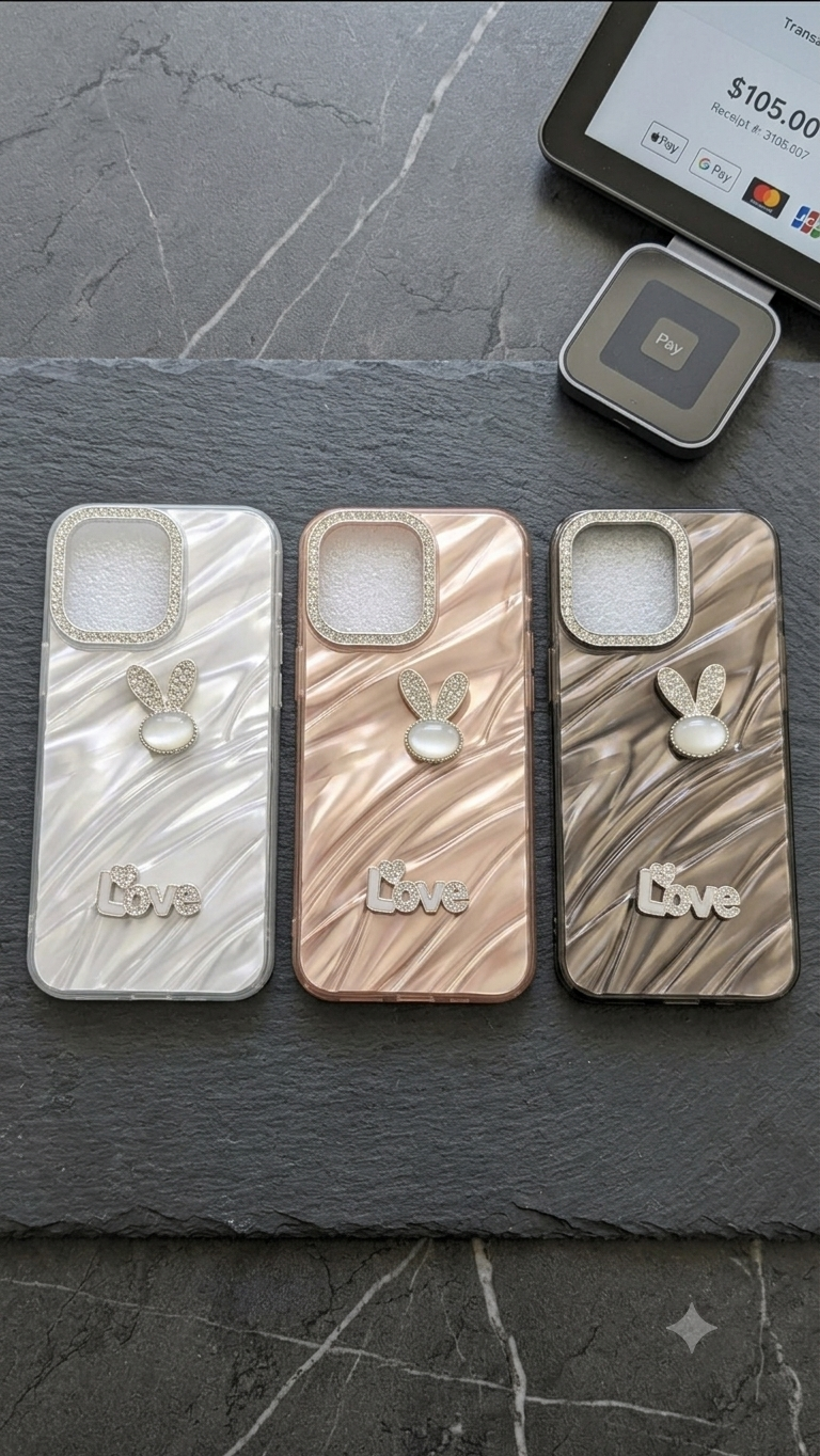 Iphone 15 Pro Max Love" Bunny Case