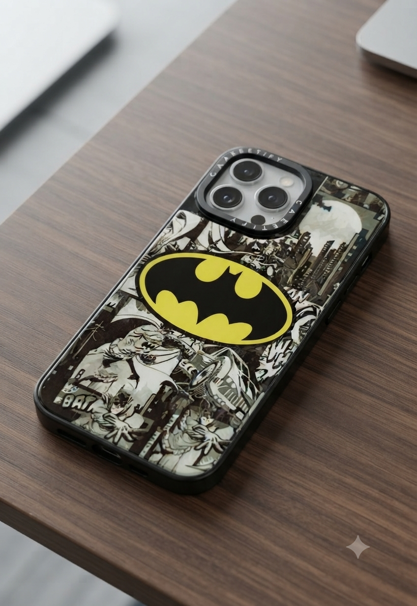 Iphone 13 Pro Max Michael Jackson/Batman Comic Premium Case
