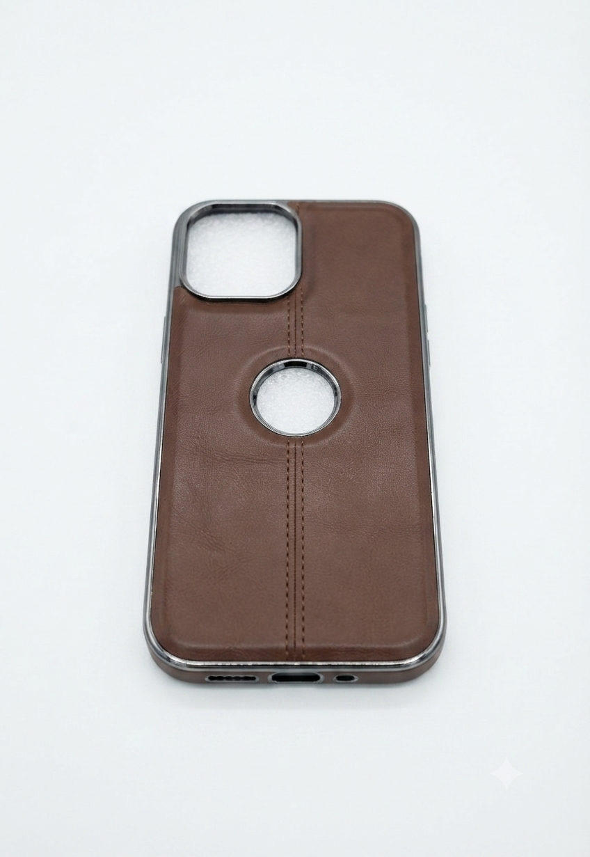 Iphone 13 Pro Max primim Leather/ AG Glass purple case