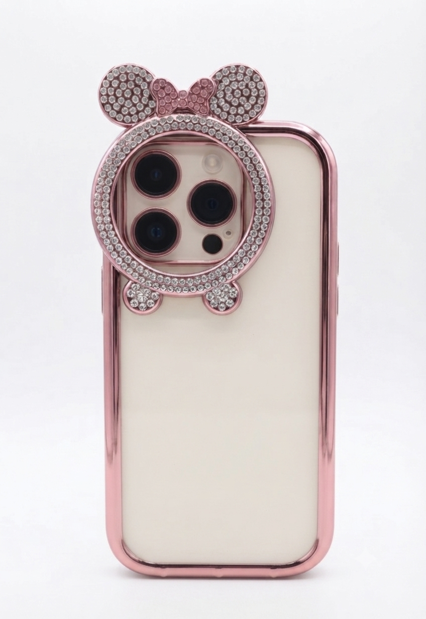 Hello kitty fancy Transparent Case only rose gold