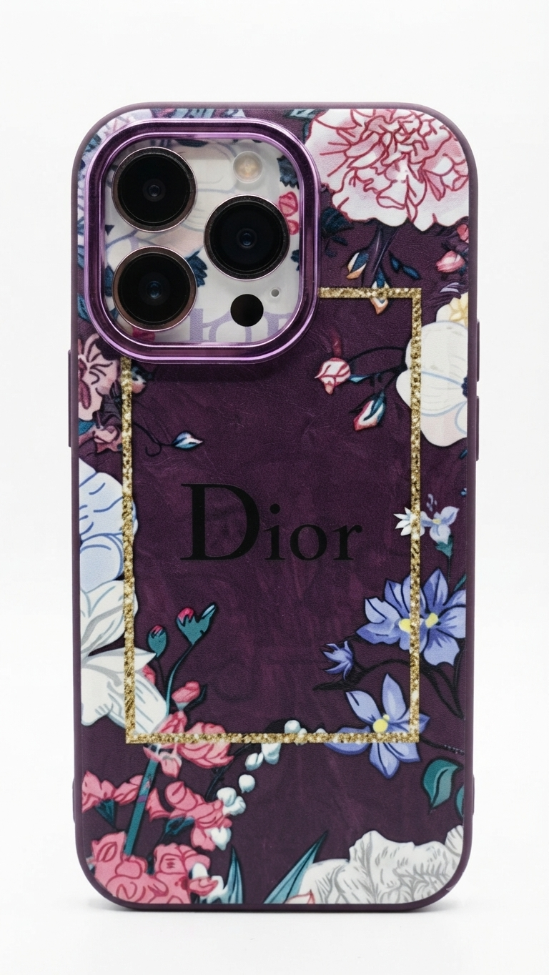 Iphone 15 Pro Dior LV Gucci Print case night glowing case