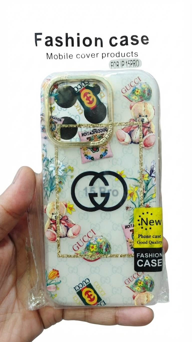 Iphone 15 Pro Dior LV Gucci Print case night glowing case