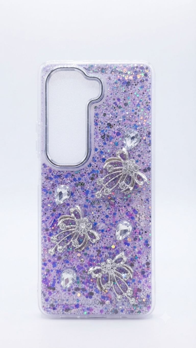 Infinix Multi-Colored Glitter Particles Fancy Case