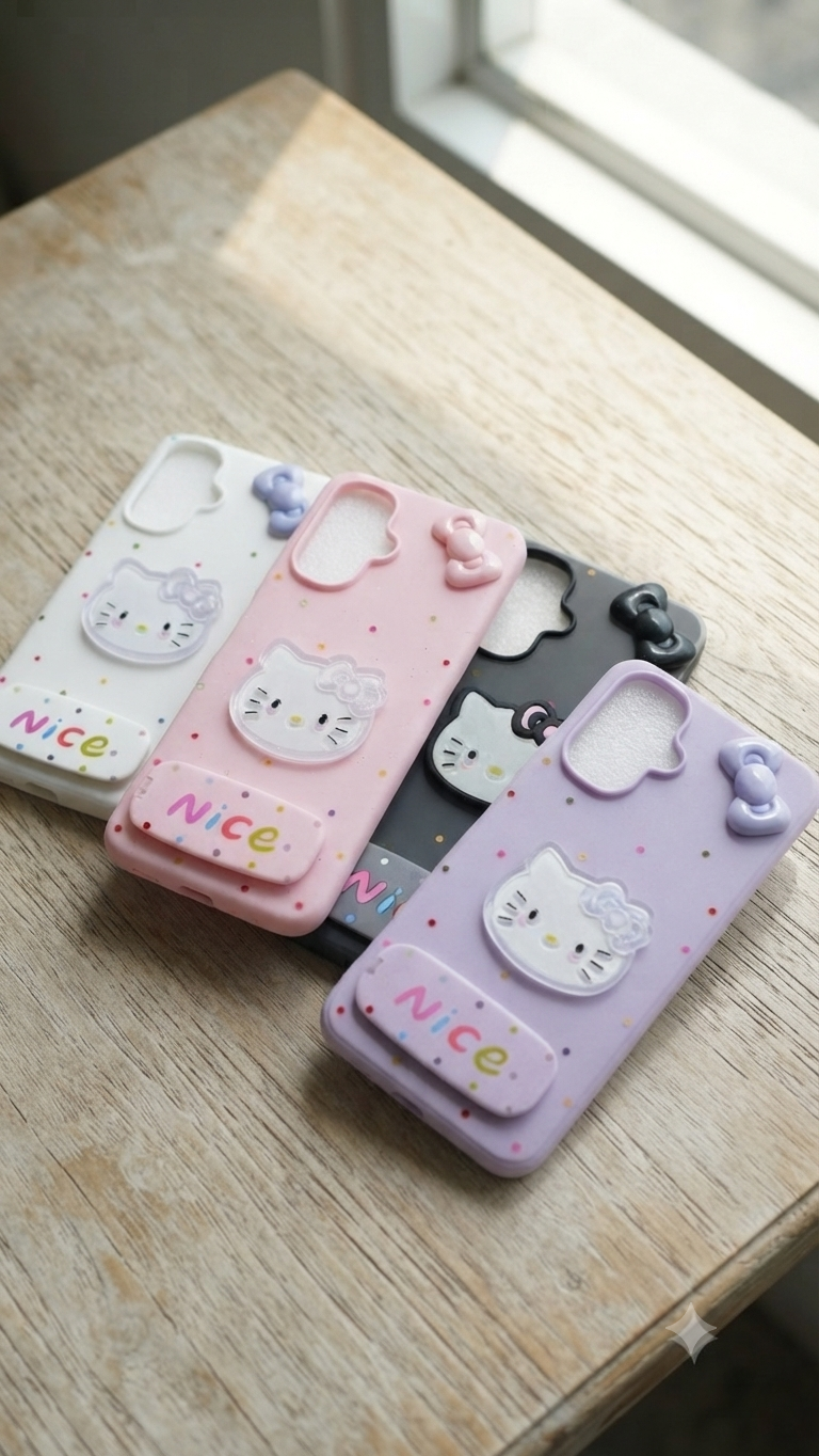 Premium Hello Kitty Mirror Stand Case
