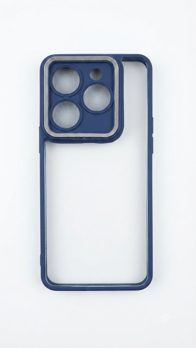 Infinix New clear Case with side color