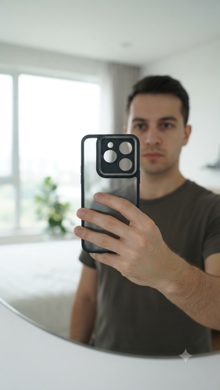 Infinix New clear Case with side color