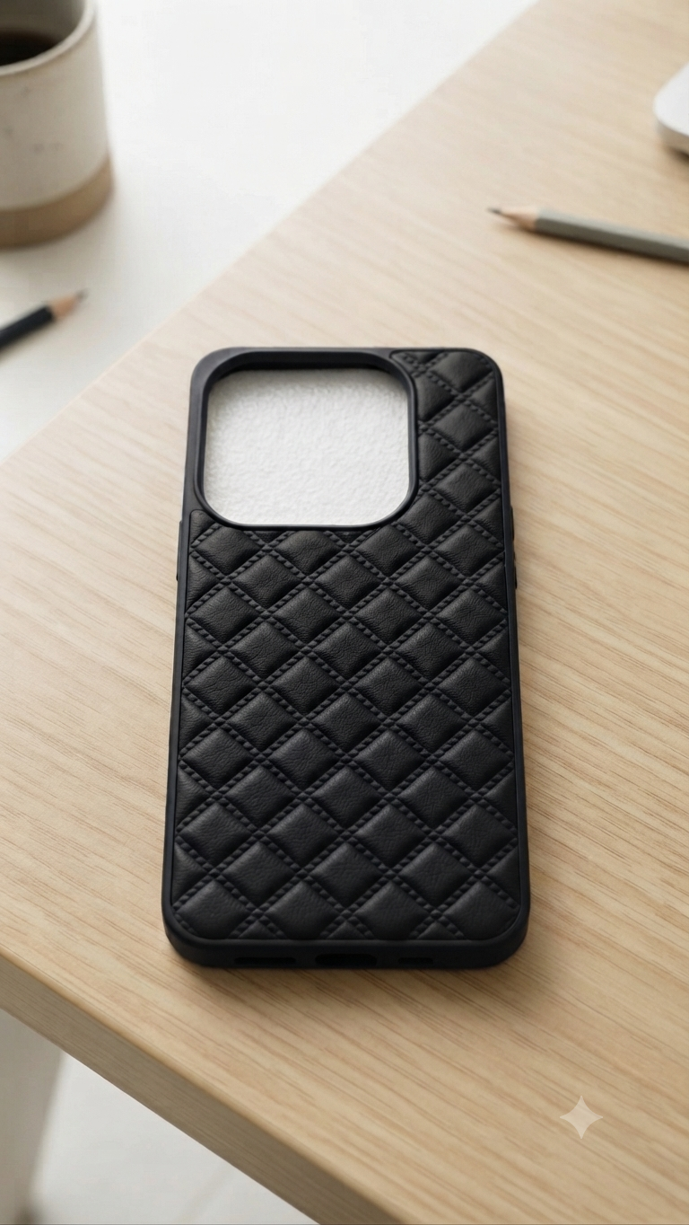 Infinix Smart 8 Leather diamond pattern Designed