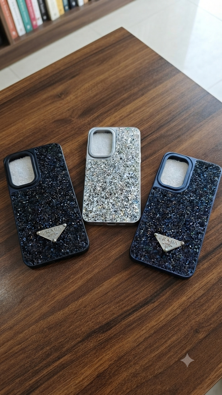 Fancy Premium-look Mobile Covers Feature a Highly Textured, Glitter-infused Finish
