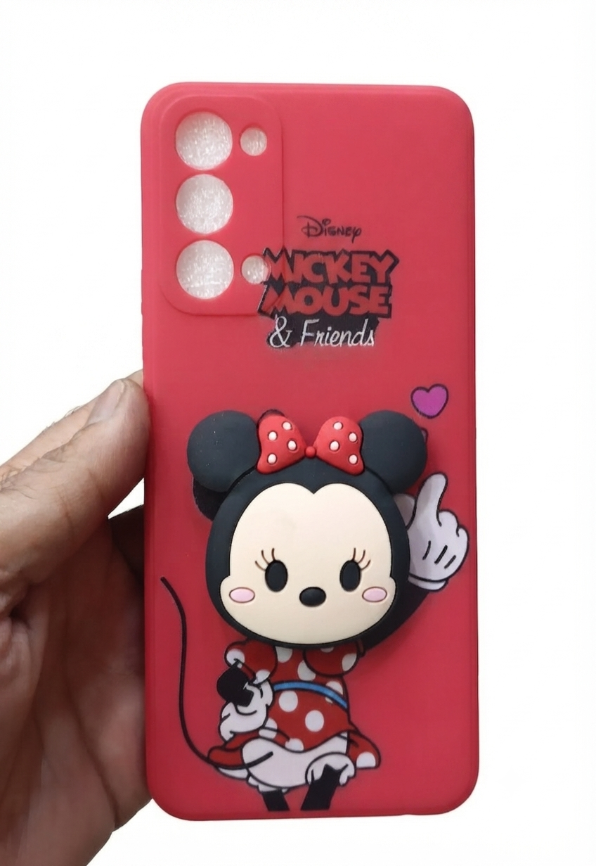 Premium Cartoon character case with poop socket case