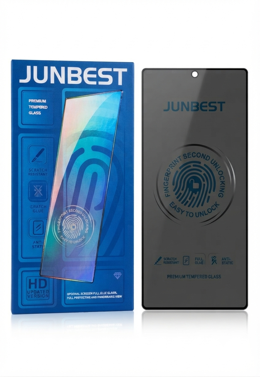 Samsung Galaxy S25 Ultra Privacy Tempered Glass Screen Protector junbest Branded Glass Screen Protector