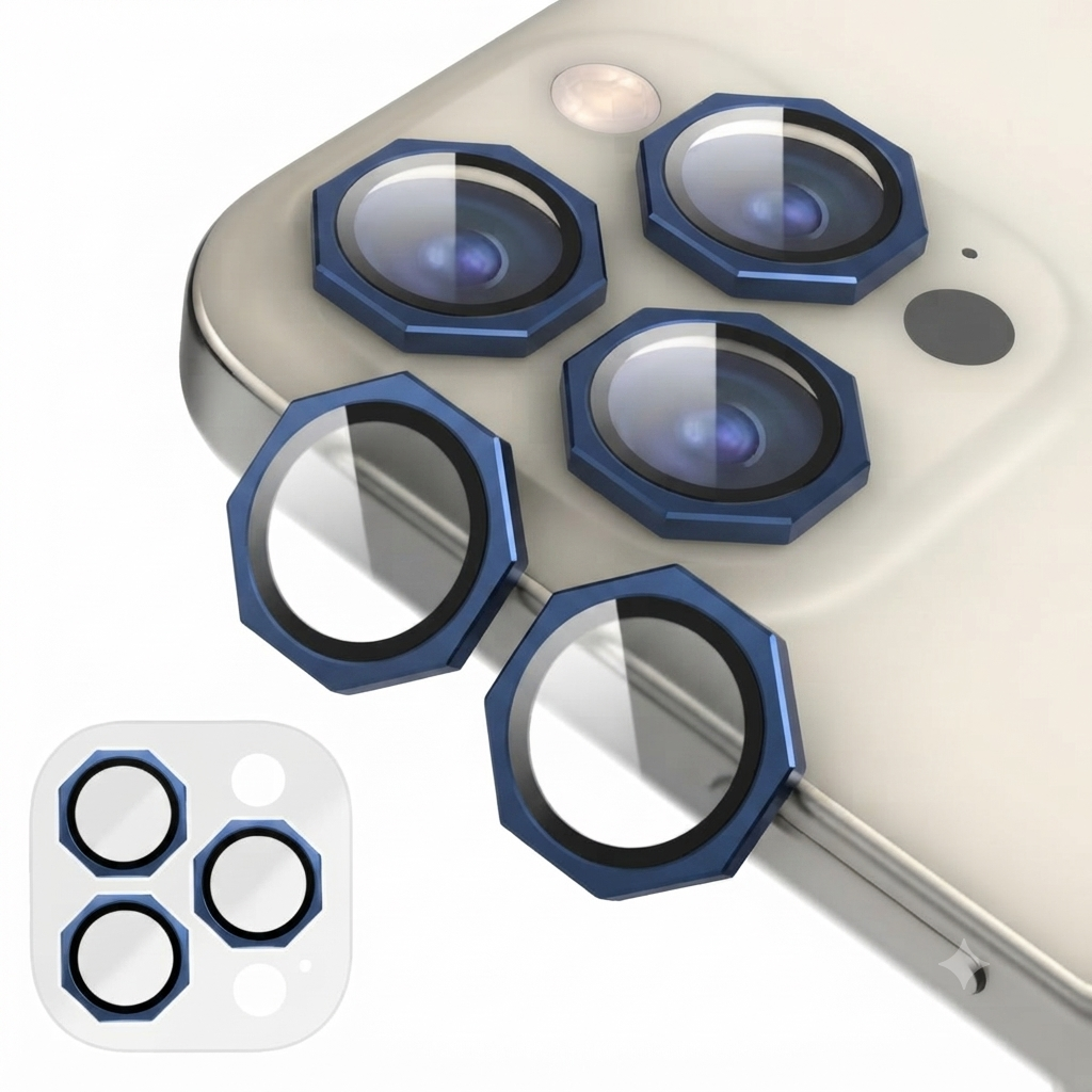 Octagon Camera Lens Protector For iphone