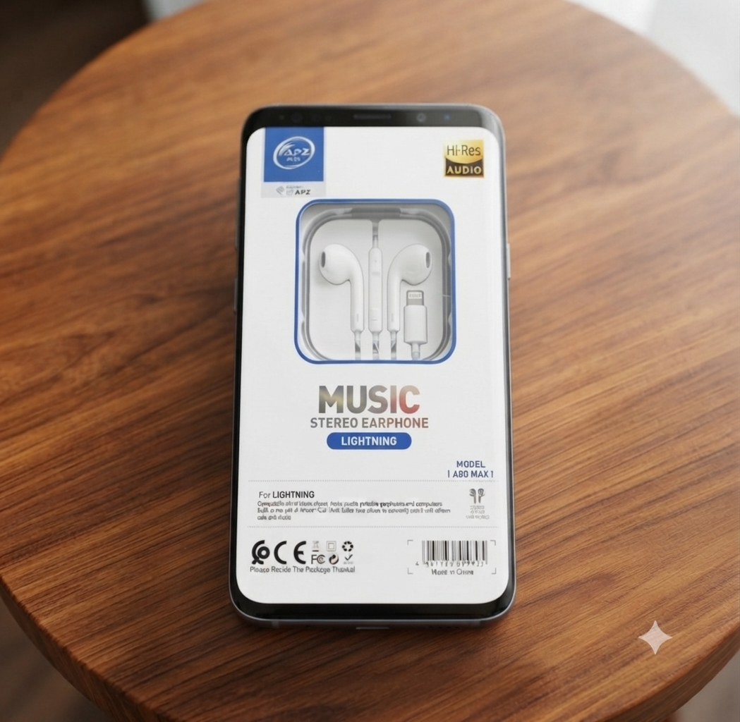 APZ Apple Plug & Play Earphones – High Quality Sound for iPhone
