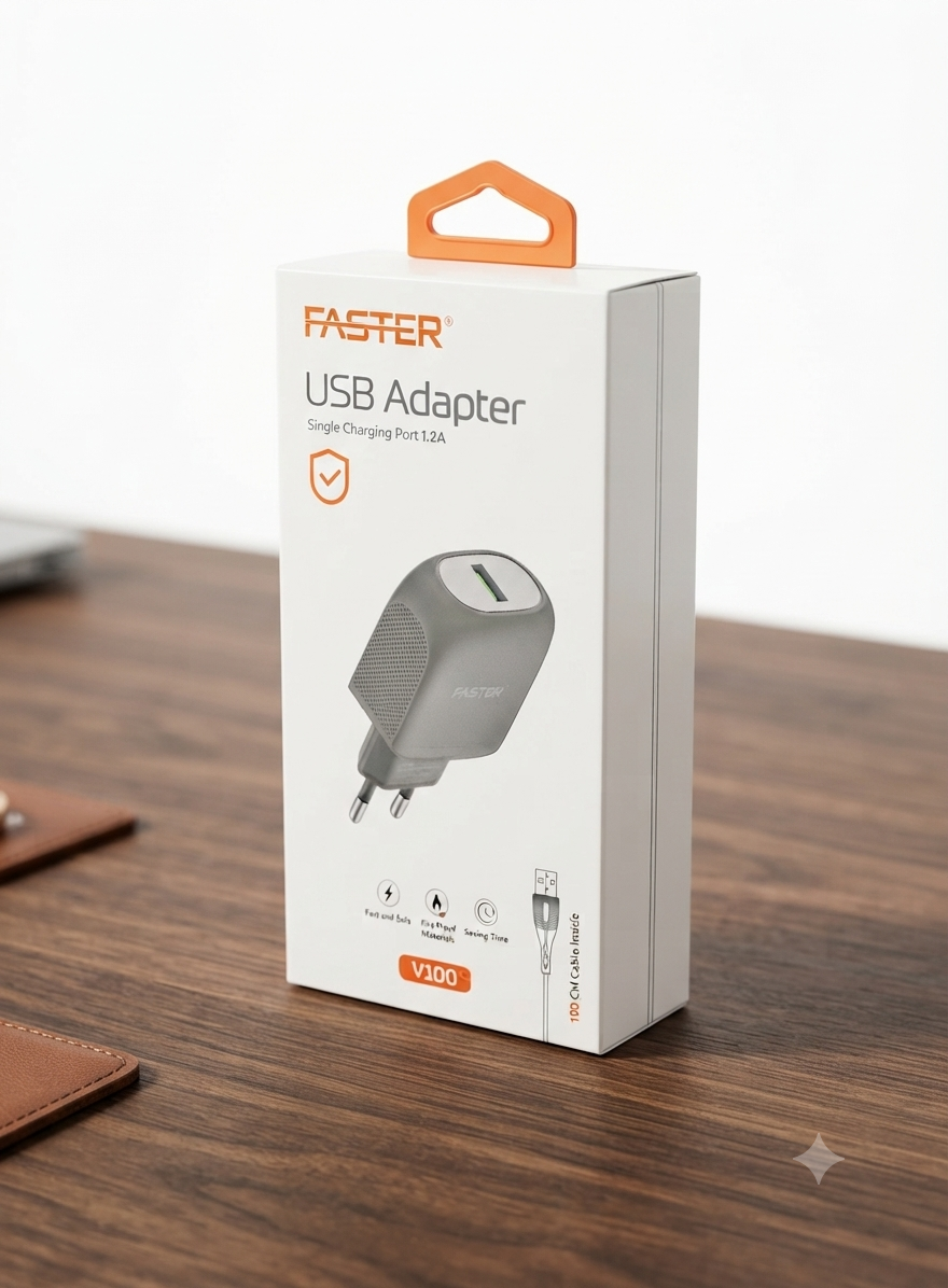 FASTER CHARGER V100 TYPE USB To Micro