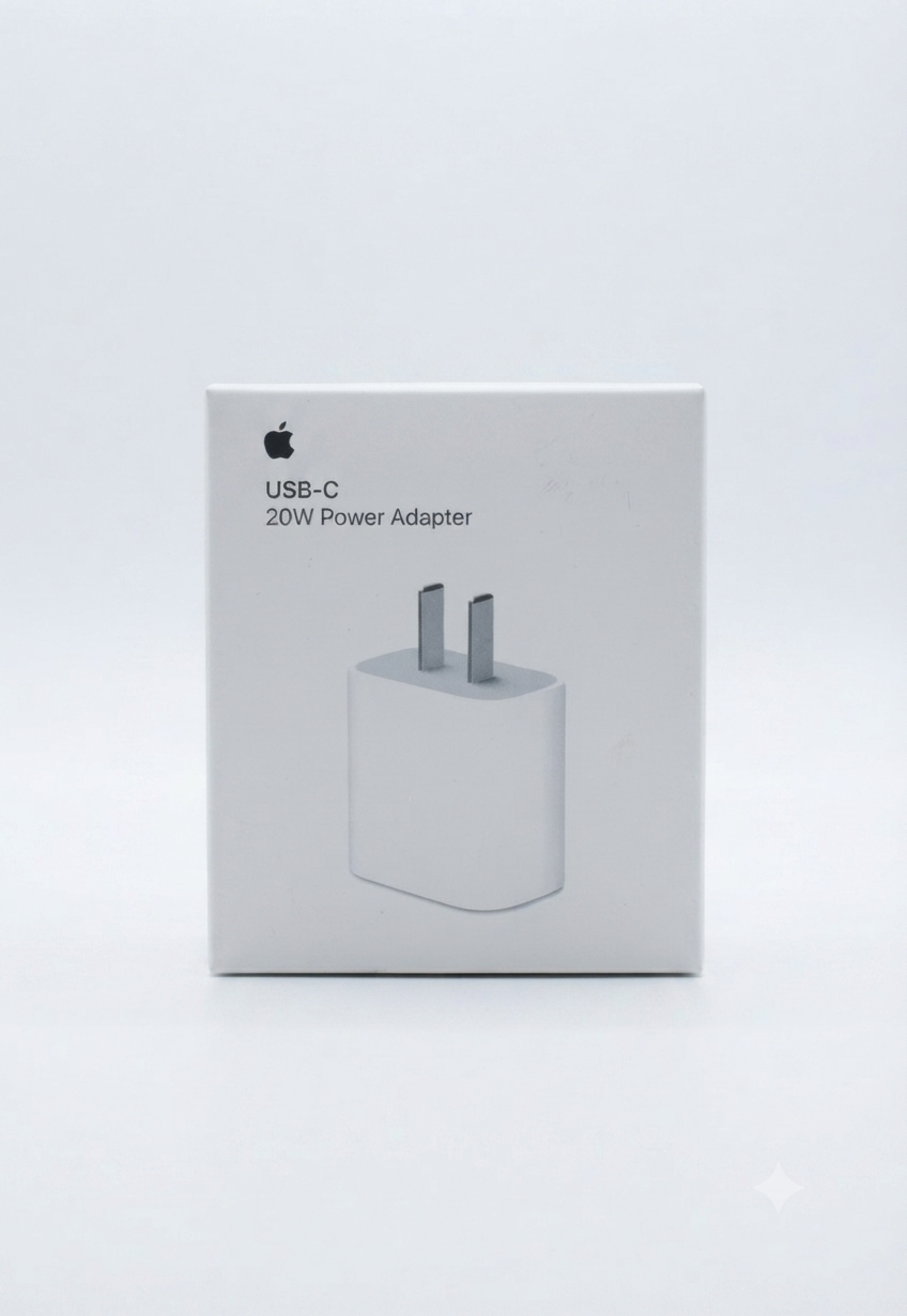IPHONE USB-C PD 20W Power Adapter Charger 2 Pin (USA PIN)
