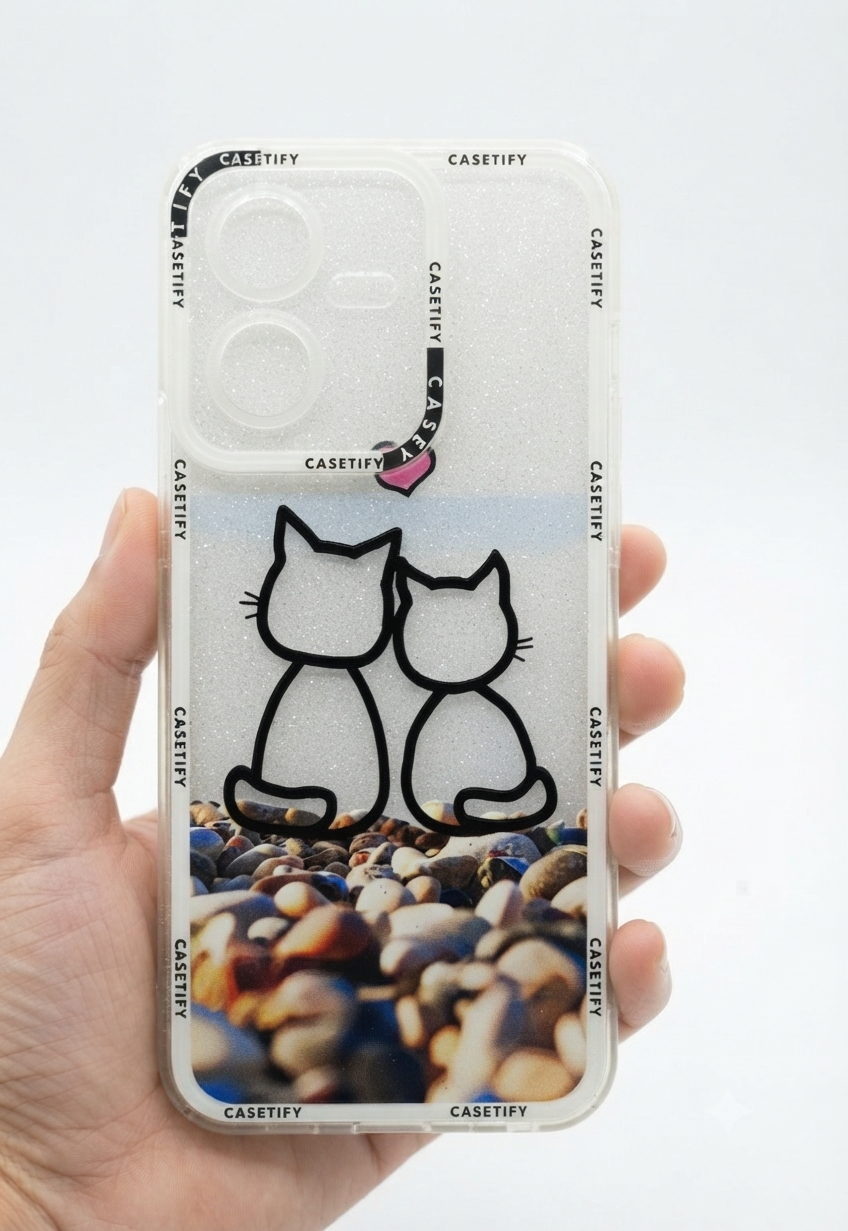 ULTRA-SHINE GOLD ELECTROPLATED LUXURIOUS BACK CASE WITH CAMERA PROTECTION