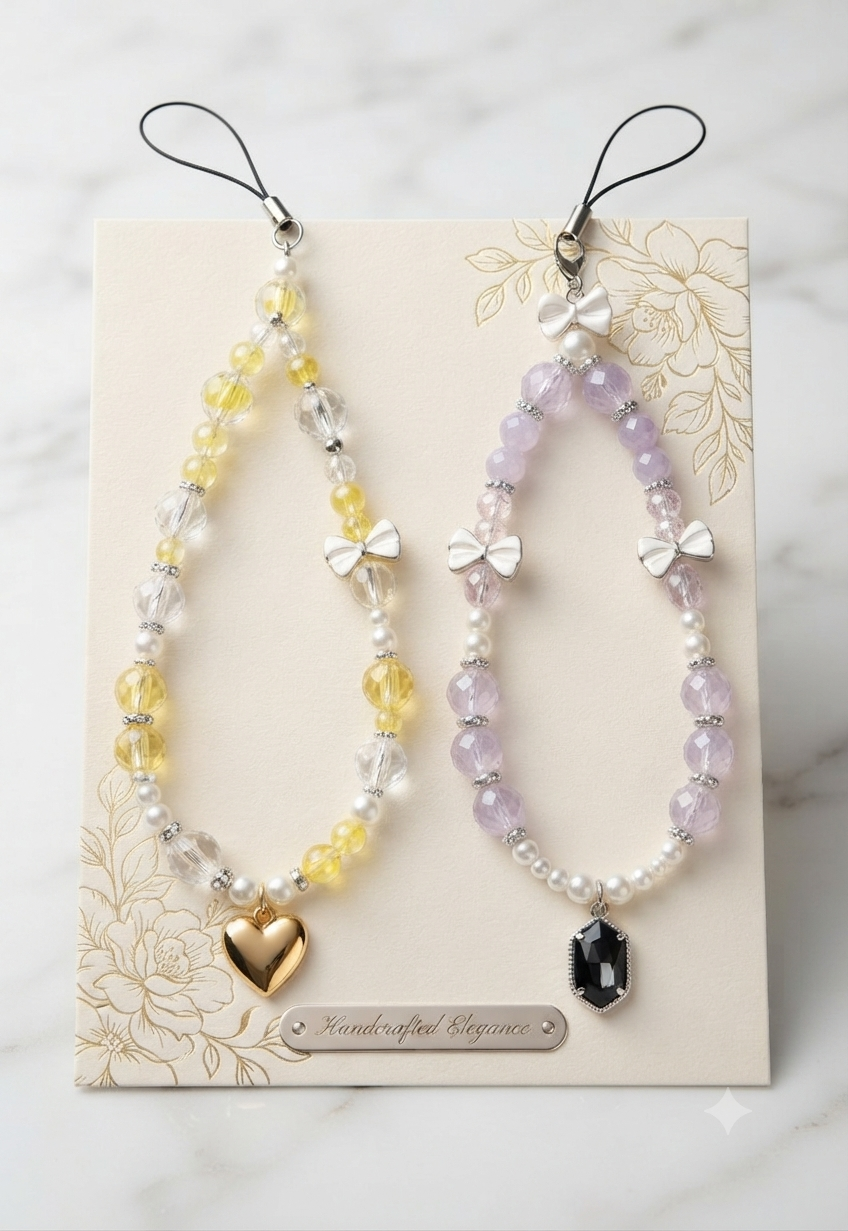 Handcrafted Phone Charm Collection
