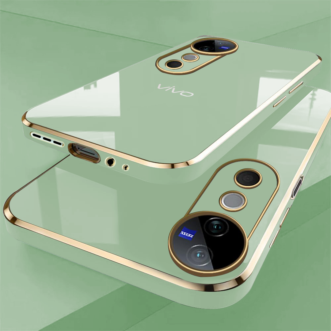 ULTRA-SHINE GOLD ELECTROPLATED LUXURIOUS BACK CASE WITH CAMERA PROTECTION