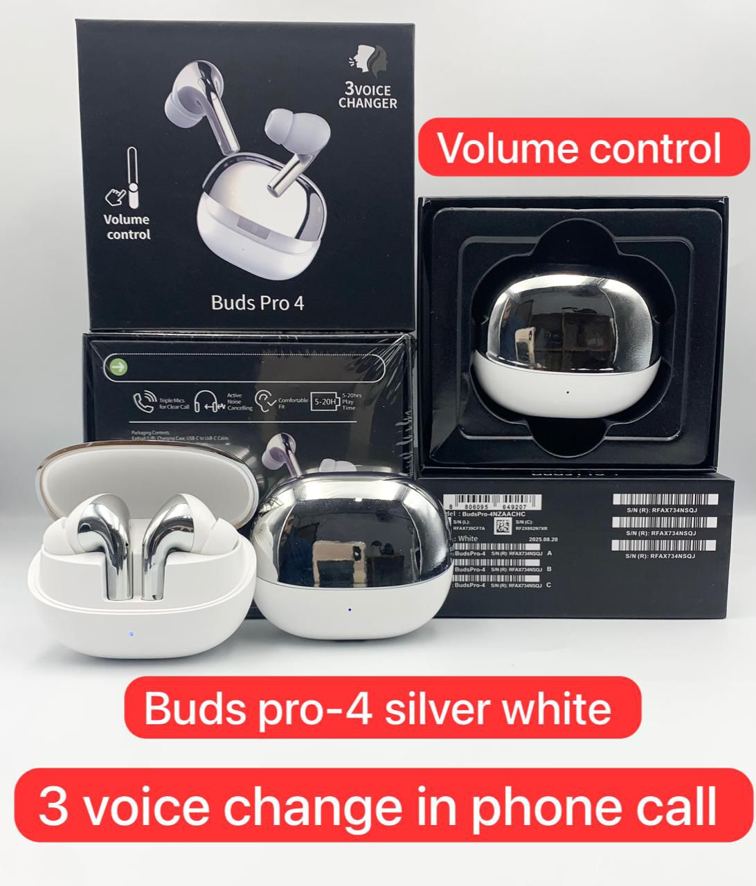 Buds Pro 4 Latest Edition wireless Earbuds