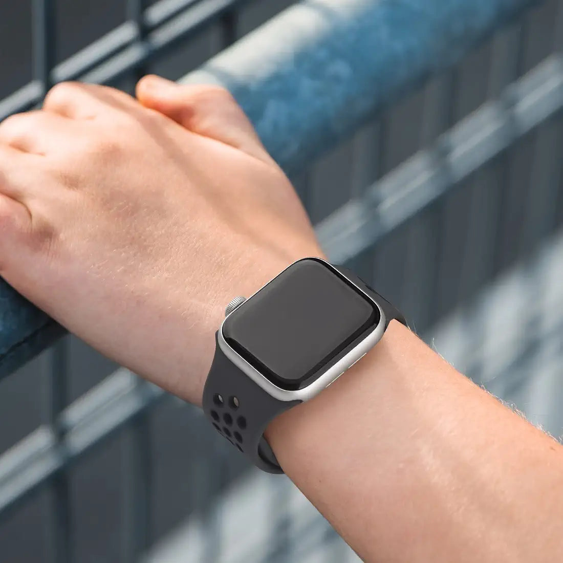 Silicone Band for Apple Watch Bands 41mm 42mm 44mm 45mm,46mm,49mm Soft Adjustable Sport Two Colors Strap for Apple
