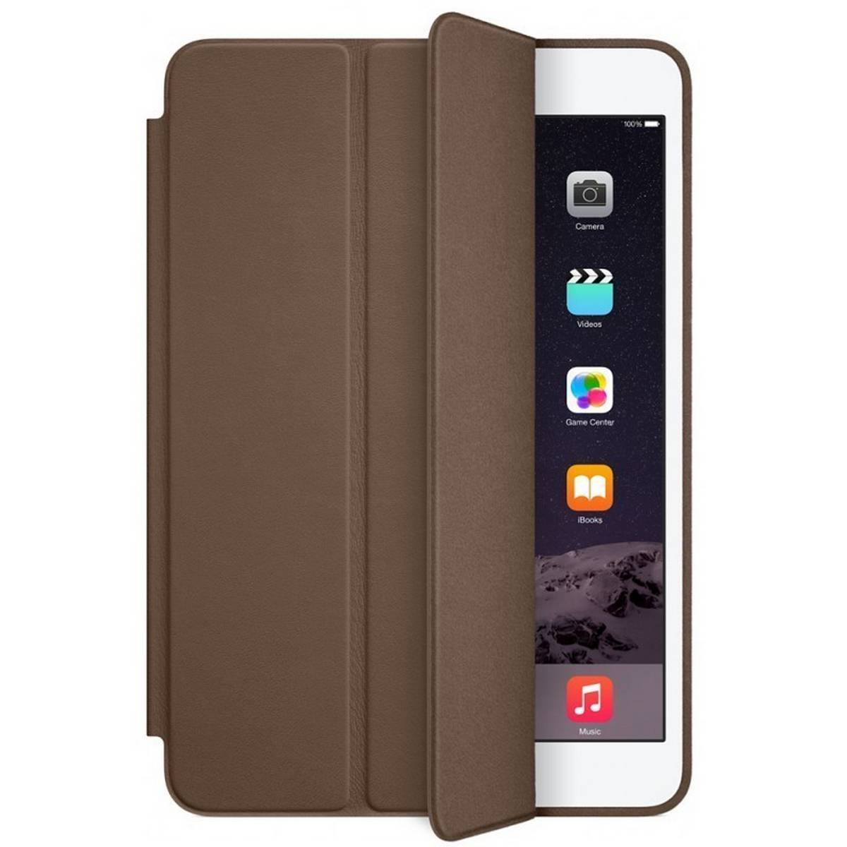 New Apple Leather Case for iPad Mini 1/2/3 (Black)Blue)(Brown)