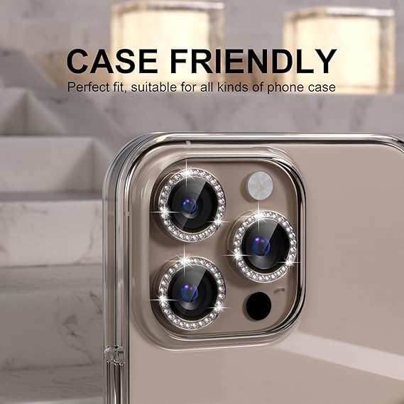 Iphone 16 Pro Max Diamond Camera Lens Protector for
