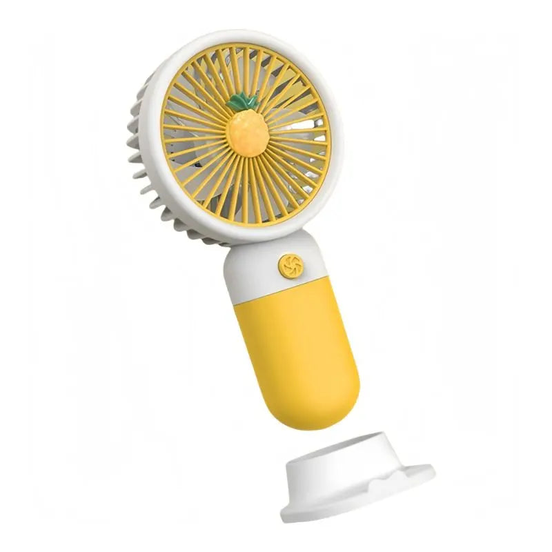 Cute Fruit & Flower Series USB Handheld Fan | Portable USB Rechargeable Fan