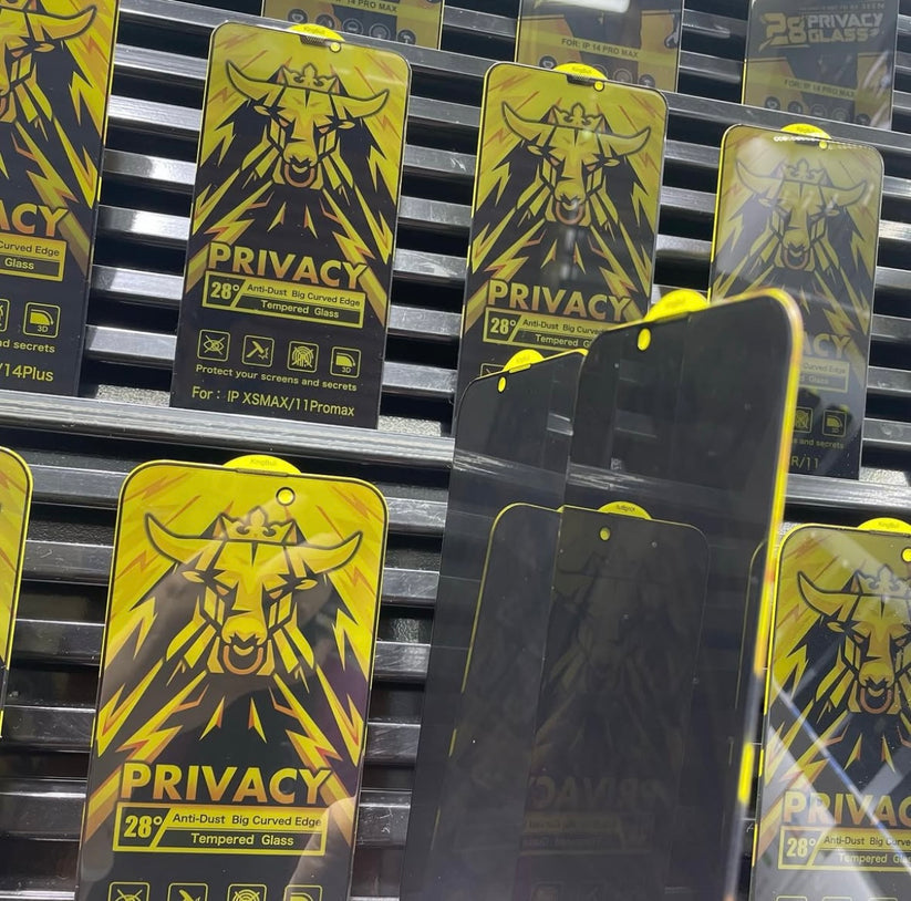 King Bull Privacy Tempered Glass Protector for iPhone 12 To 17 Pro Max Best Price