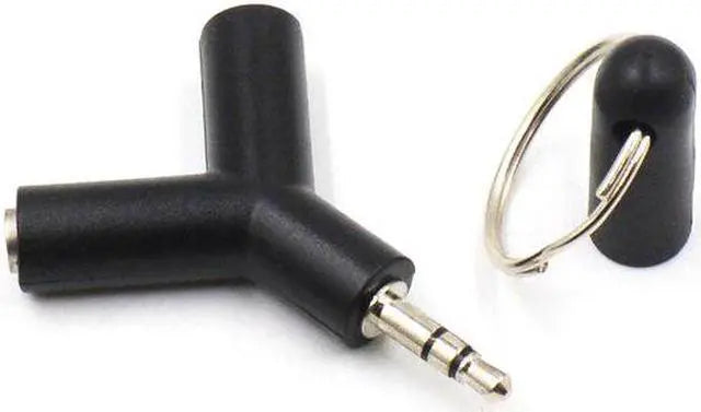 3.5mm (WITHOUT MIC) Y- Shape Audio Splitter Converter Adapter Phone Converter (Android, iOS)