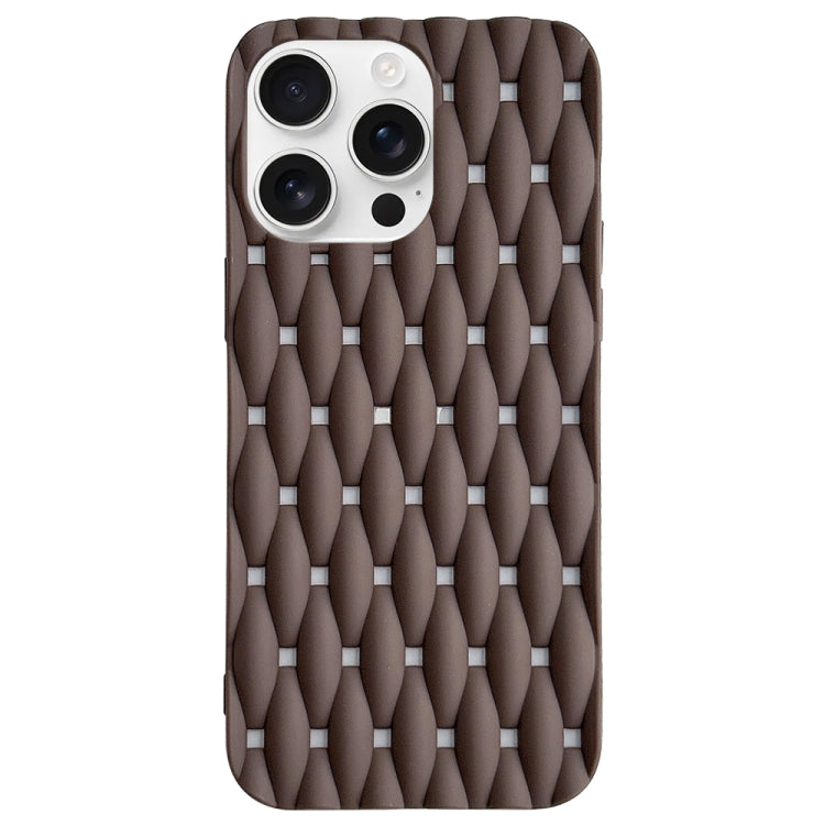 Coffee Brown 3D Quilted / Puffer Wave Cover,Black CasePro Honeycomb Tactical Cover