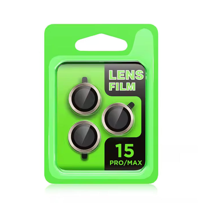 For iPhone Camera Lens Protector Rings Aluminum +Tempered Glass Scratch Resistant