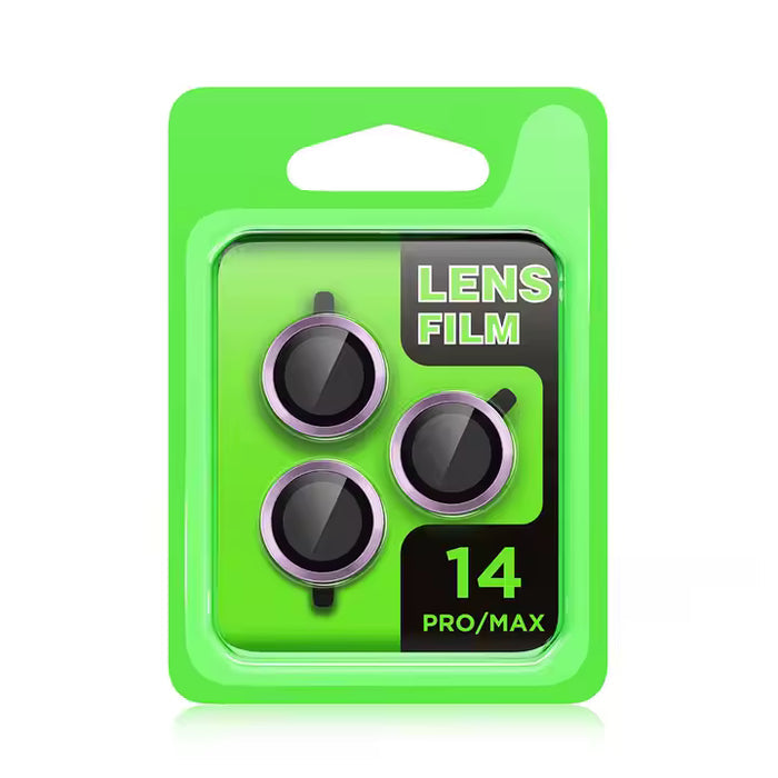 For iPhone Camera Lens Protector Rings Aluminum +Tempered Glass Scratch Resistant