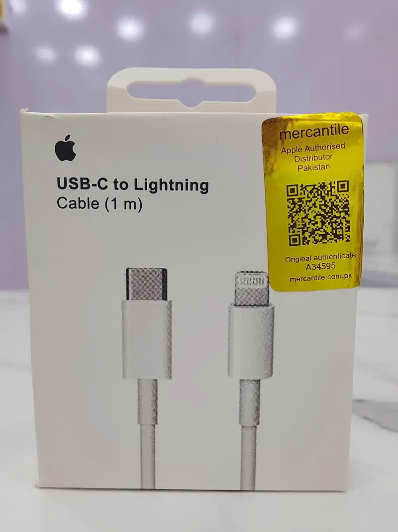 Apple USB-C to Lightning Cable (1 Meter) – Fast Charging & Data Sync Cable