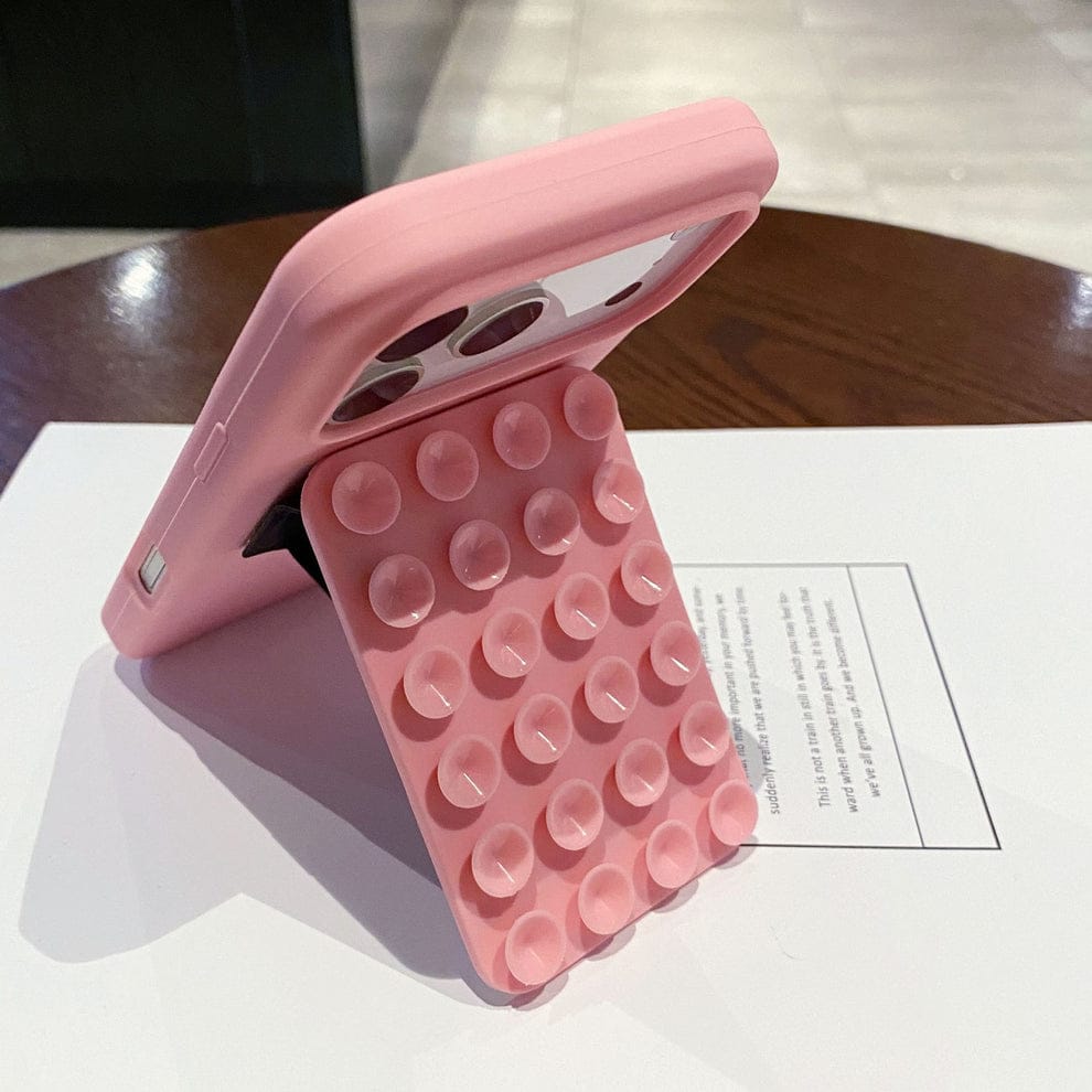 Luxury Suction Grip Silicone Case with Wrist Strap