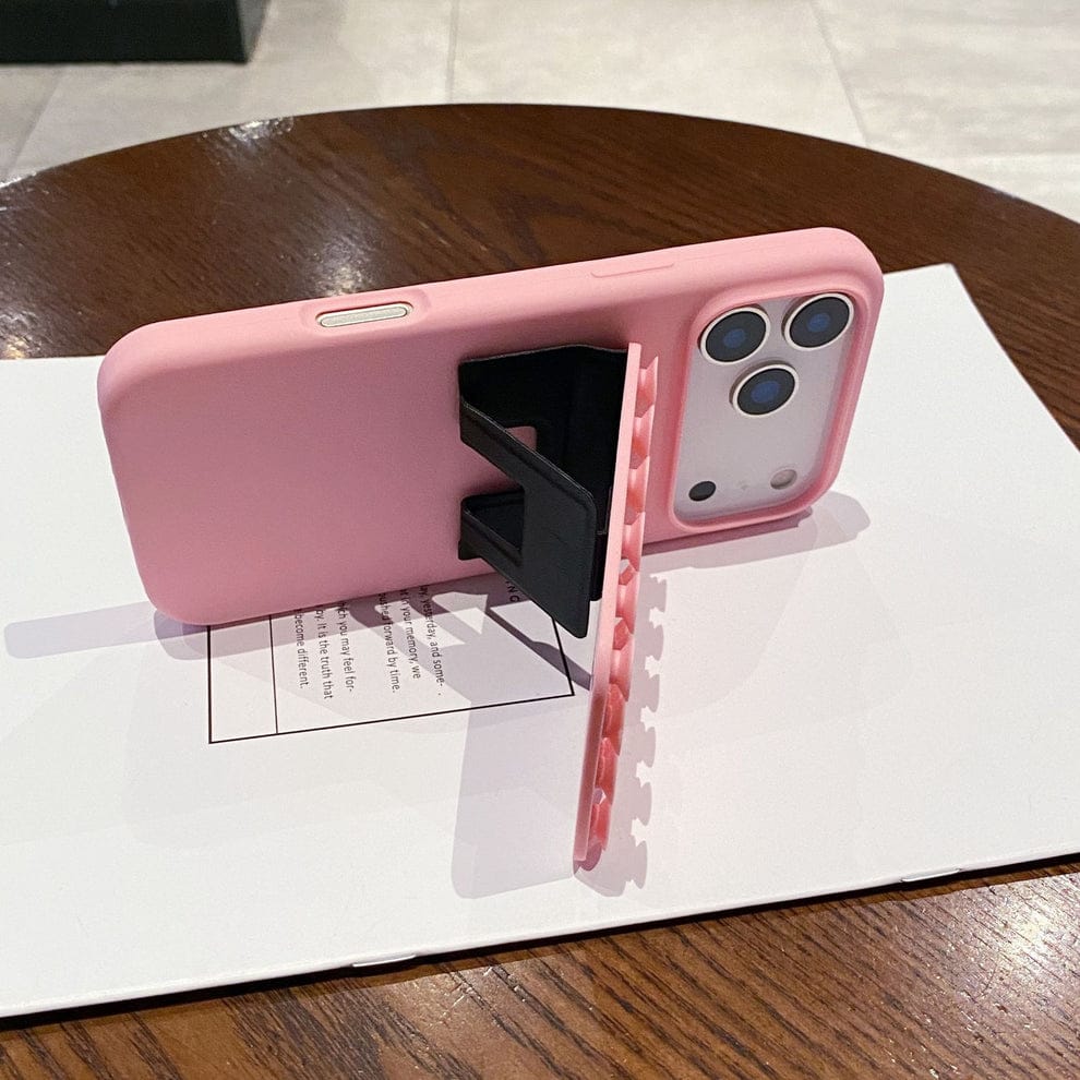 Luxury Suction Grip Silicone Case with Wrist Strap