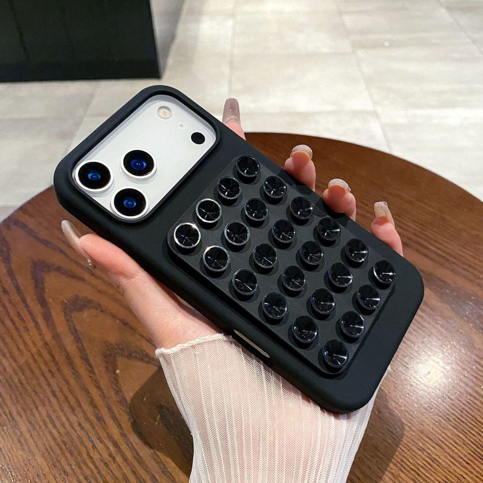 Luxury Suction Grip Silicone Case with Wrist Strap