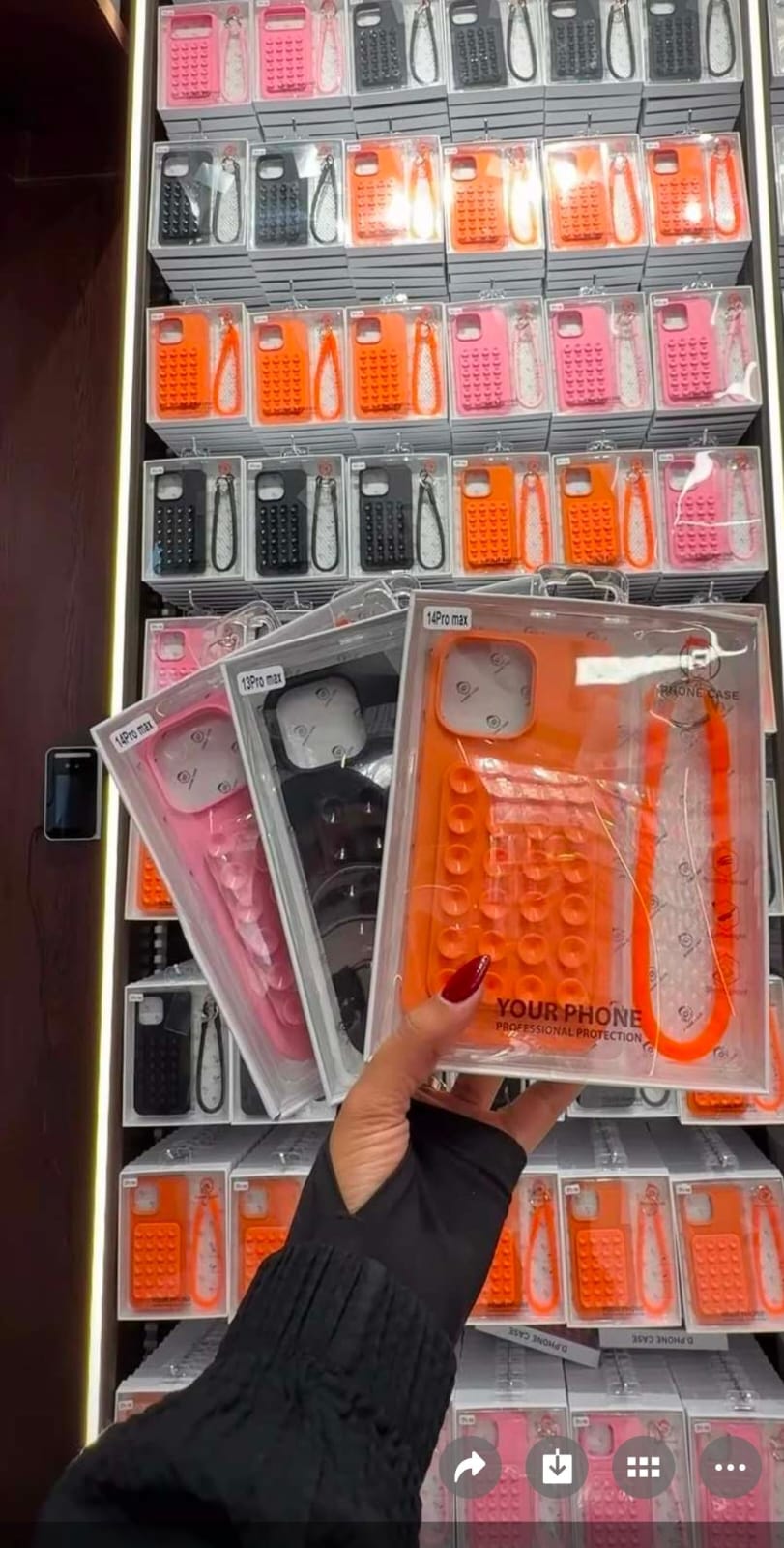 Luxury Suction Grip Silicone Case with Wrist Strap
