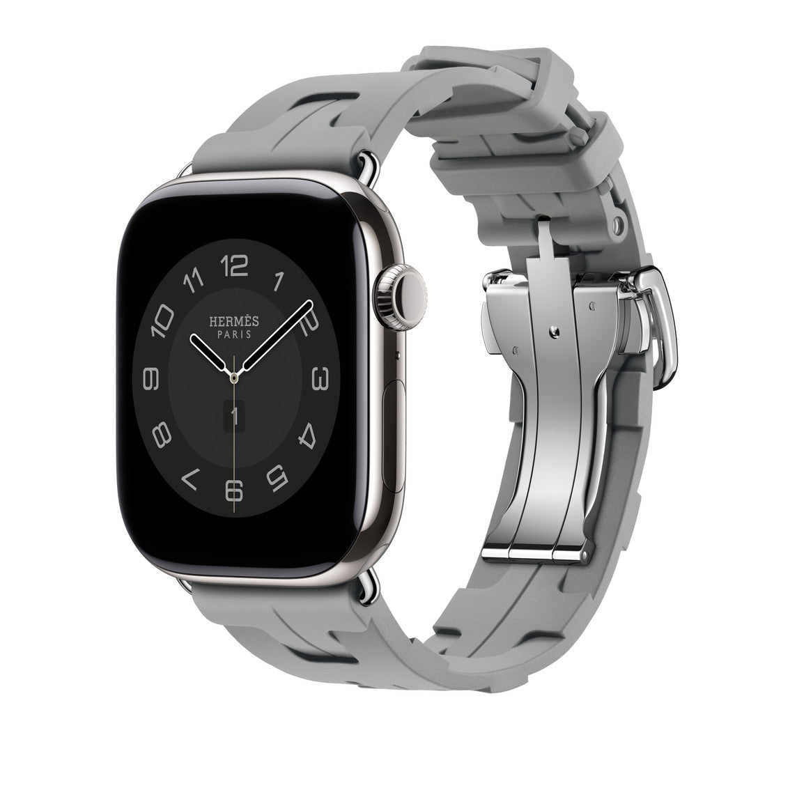 Apple Watch Strap Hermès Kilim H Design Soft Silicon Material Watch Band Compatible with

42/44/45/49mm for men and women