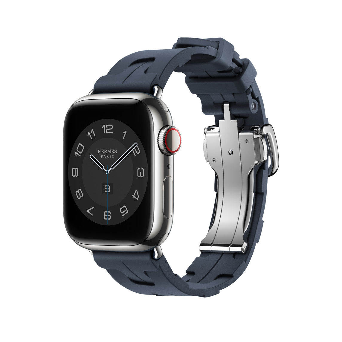 Apple Watch Strap Hermès Kilim H Design Soft Silicon Material Watch Band Compatible with

42/44/45/49mm for men and women