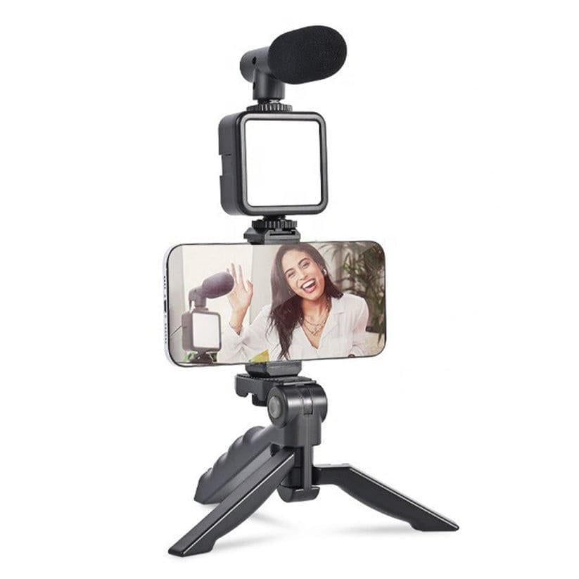 Portable Multipurpose LED  Light with Microphone and Tripod