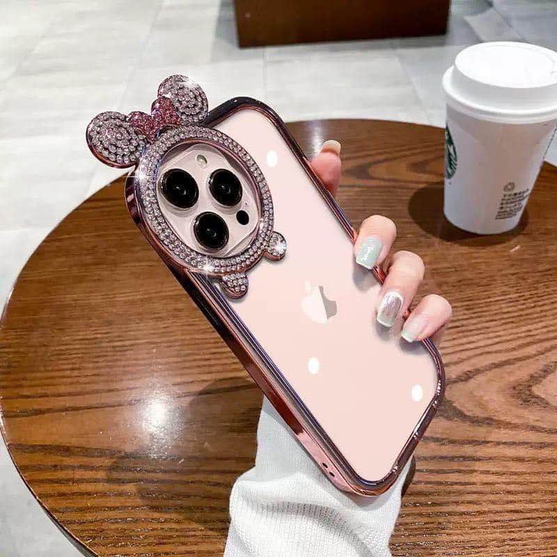 Hello kitty fancy Transparent Case only rose gold