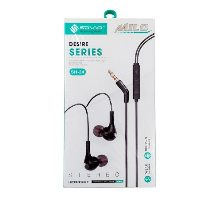 SOVO SH-33 Pilot High Fidelity Stereo Music Handsfree