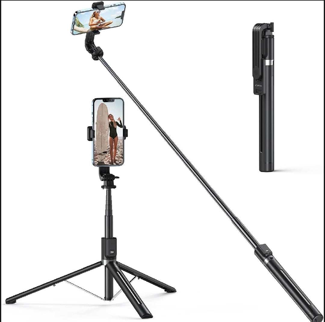 Bluks BX-331 1700mm Selfie Stick Tripod With Bluetooth Remote