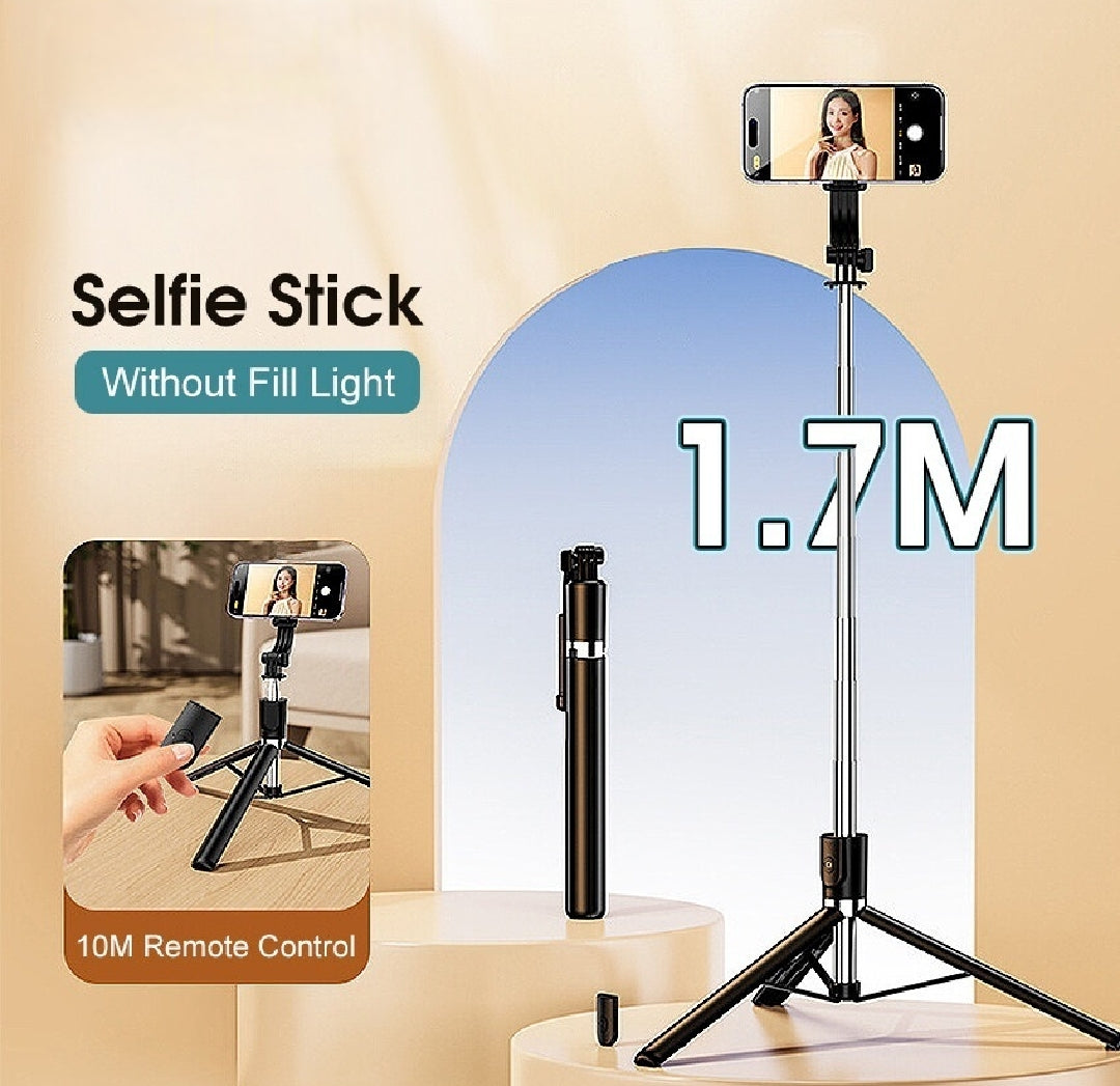 Bluks BX-331 1700mm Selfie Stick Tripod With Bluetooth Remote